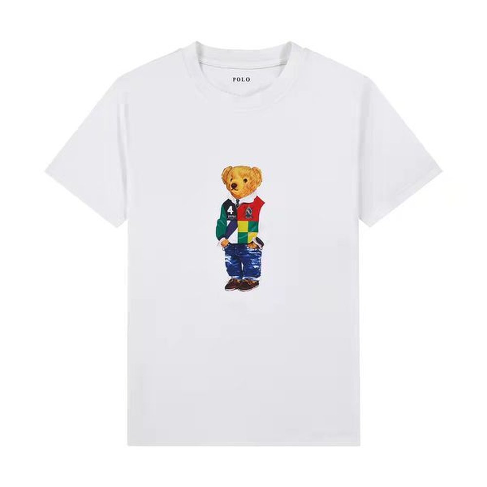 Polos New Mens Little T-Shirts Bear Tshirts Designers Fashion Ralp Polos Mens Womens T-shirts Tees Tops Man Casual Clothing Sleeve Laurens C