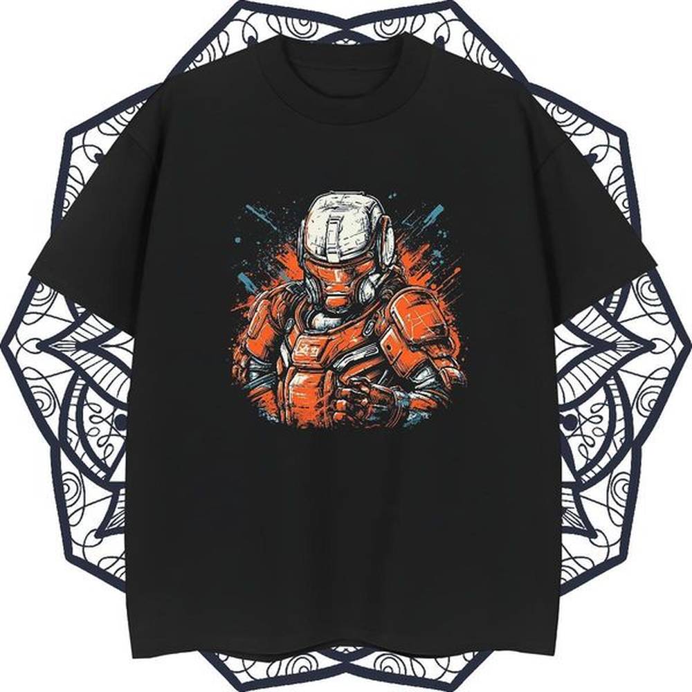 Popular Men Tees ET 230g Pure Cotton High Street Hip Hop O-Neck Short Sleeve T-Shirts for Men Oversized 4XL Fashion Design Clothes