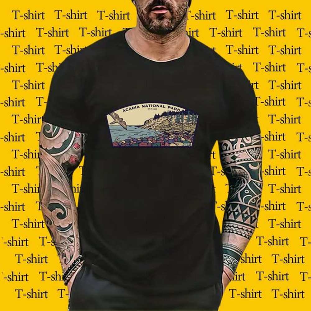Popular mountains 100% Cotton 230g Couples T Shirts High Street Hip Hop Crew Neck T-Shirts 2024 Designer Plus Size Cartoon Tops Tees