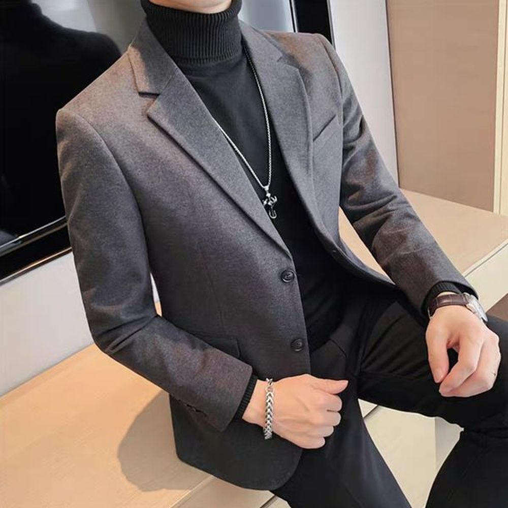 3645 Popular spring and autumn casual suits for men's groomsmen