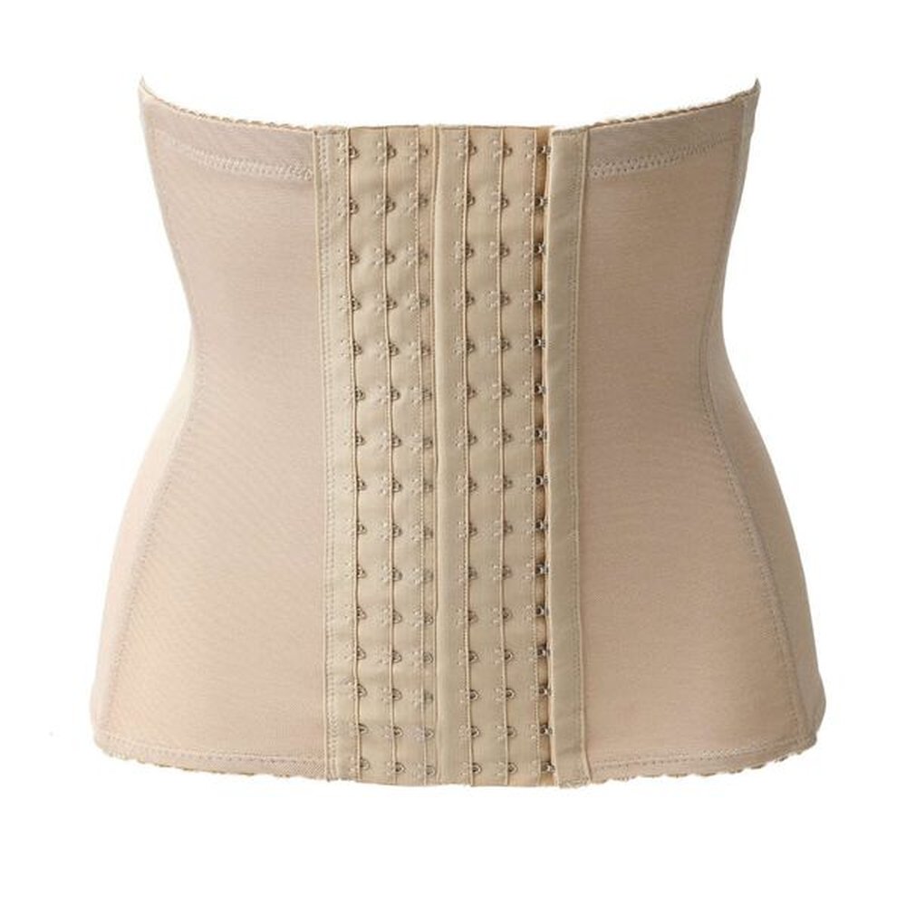 postpartum abdominal tightening belt with elongated six rows of plastic