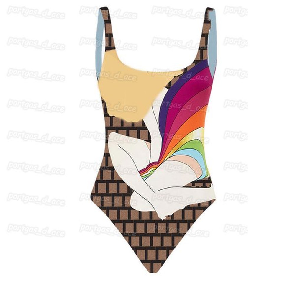 printed womens swimsuits padded one piece backless swimwear sexy beach