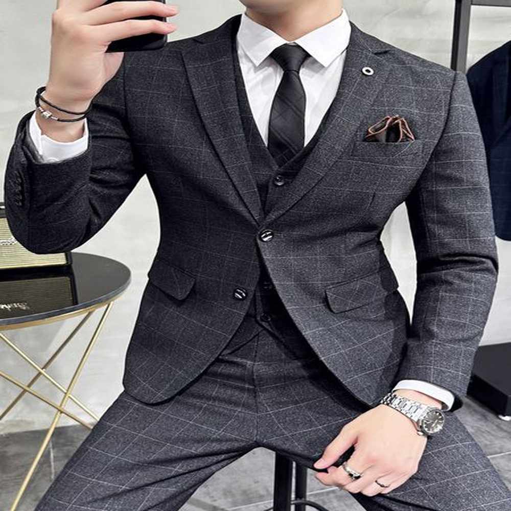 3559 professional formal wear, groomsmen, groom, wedding suit, full set of business formal jacke