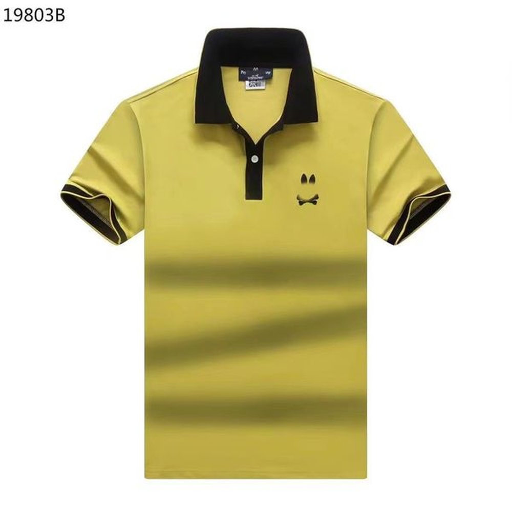 psychological bunny shirt Summer Mens POLO Shirt Rabbit Print Short Sleeve Couple Tee Cotton T-Shirt physcho bunny 09mfd 559