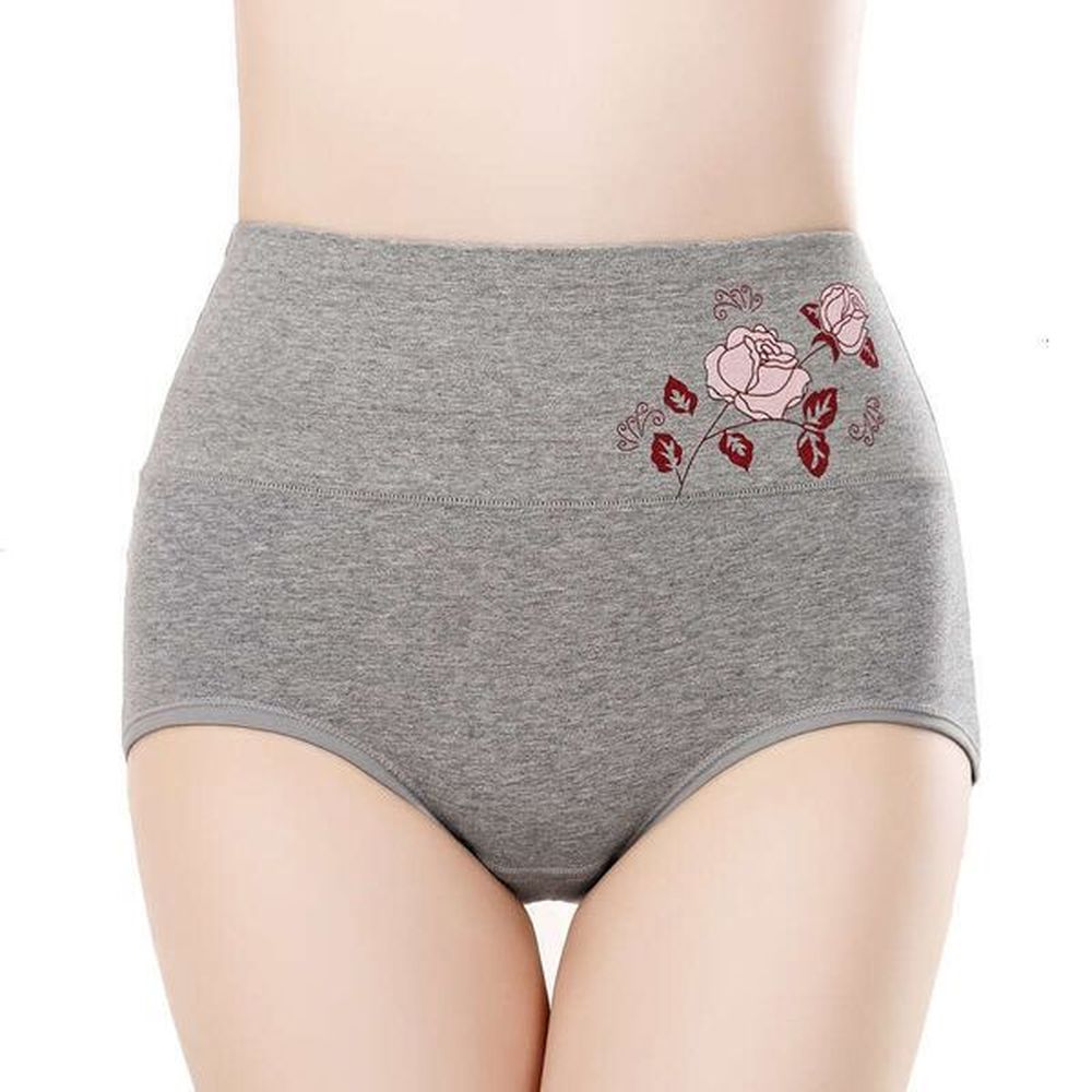 pure cotton triangle pants printed underwear postpartum high waisted abdominal
