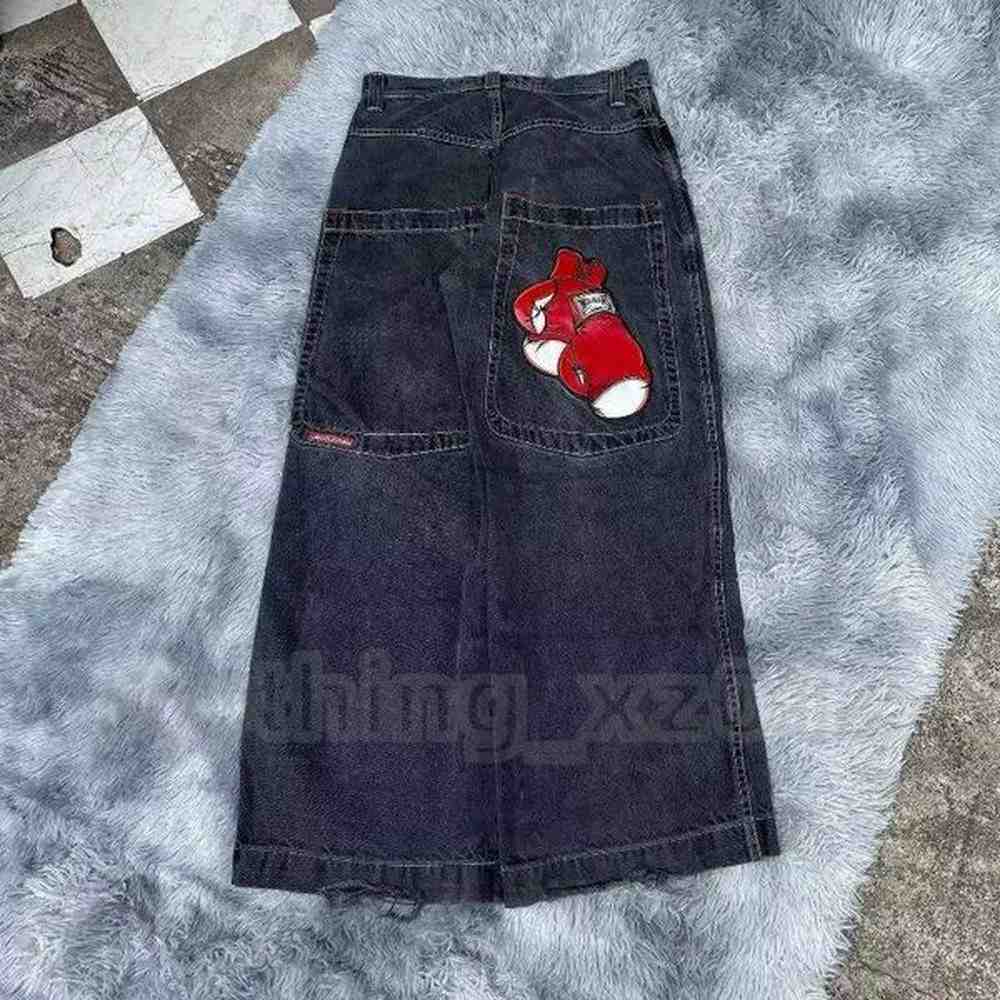 Purole Jeans Men Pants Jnco Jncos Y2K Casual Baggy Jinco Cargo Clothing Tech Fleece Ropa Hombre Jean Jeans Gym Pantalones Clothes Tracksuit