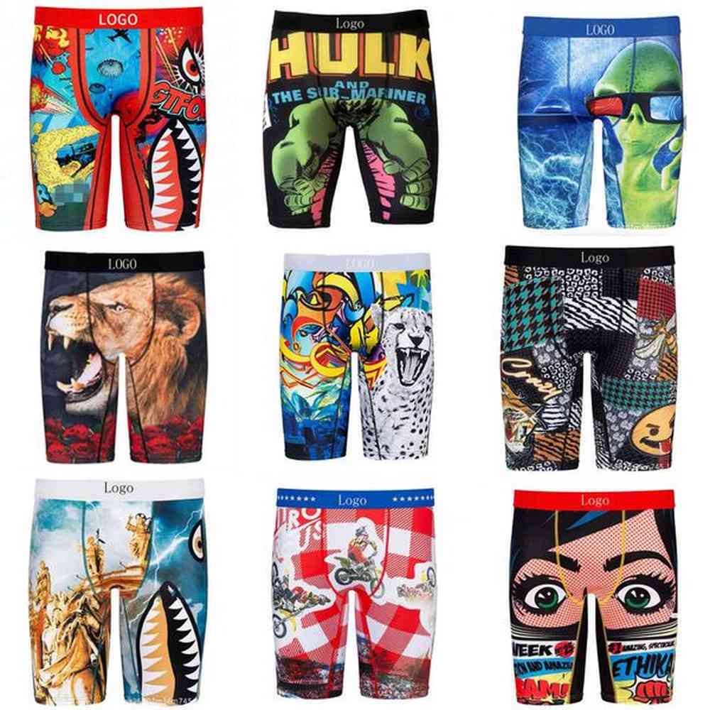 Quick Drying Elastic Beach Underwear Summer Men Boy Boxers Briefs 2xl Plus Size Man Shorts Pants Sport Breathable Desinger Vendor Underwear