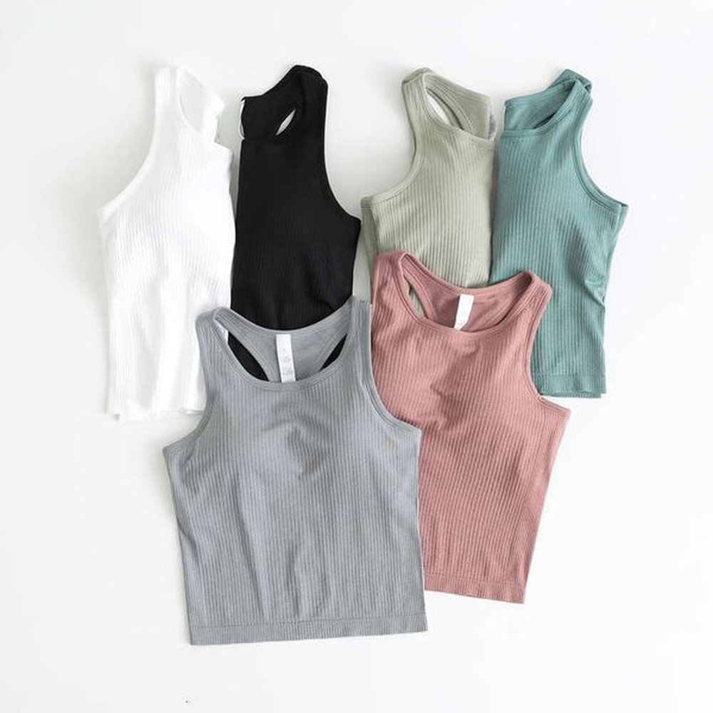 racerback yoga tank tops women fiess sleeveless summer breathable cami