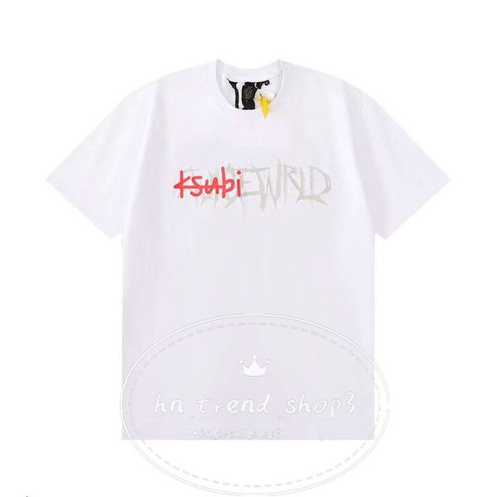 Rap Hip Hop Ksubi Designer Male Singer Juice Wrld American Retro Street Fashion Brand Short Sleeve T-shirt 700