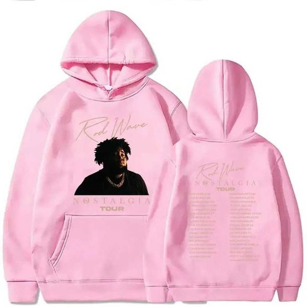Rapper Rod Wave Hoodies Streetwear Y2k Hoodie Harajuku Casual Pullover Oversized Fce Sweatshirt Long Sve Printed HoodyXJ241128