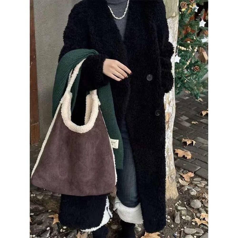 real wool winter new style collar long style sheep shearing