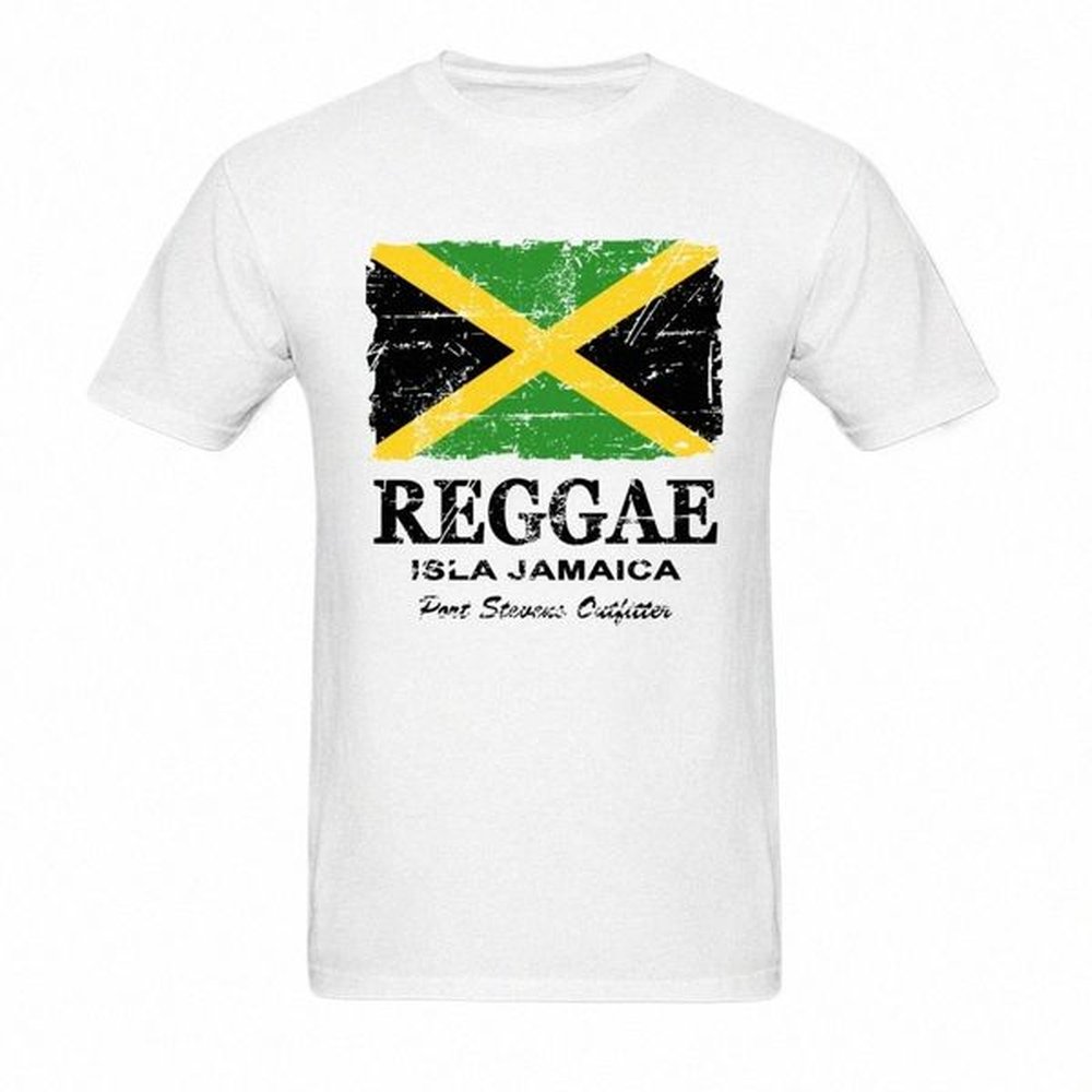 reggae giamaica Flag T-Shirt Vintage top uomo T Shirt cote abbigliamento O collo Tees Summer Team Tshirt camicie bianche persalizte n5qN#