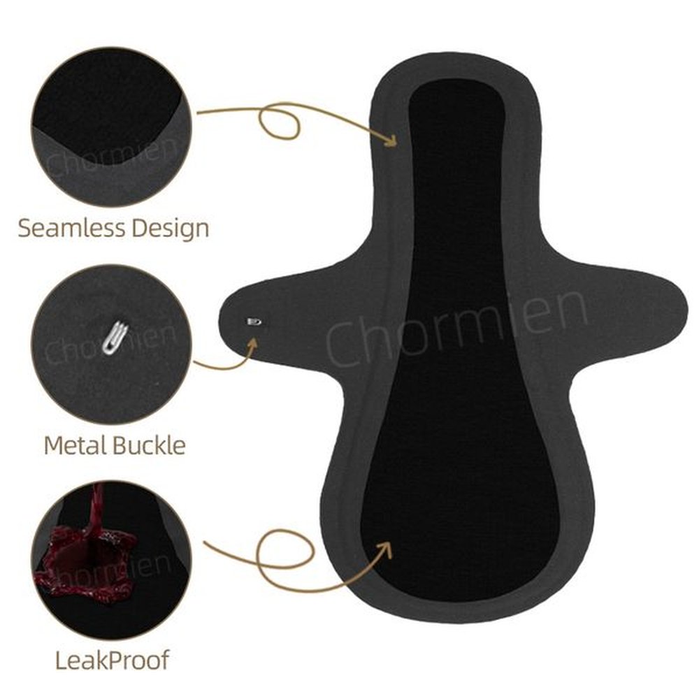 reusable menstrual pads women large washable seamless sanitary napkin thin