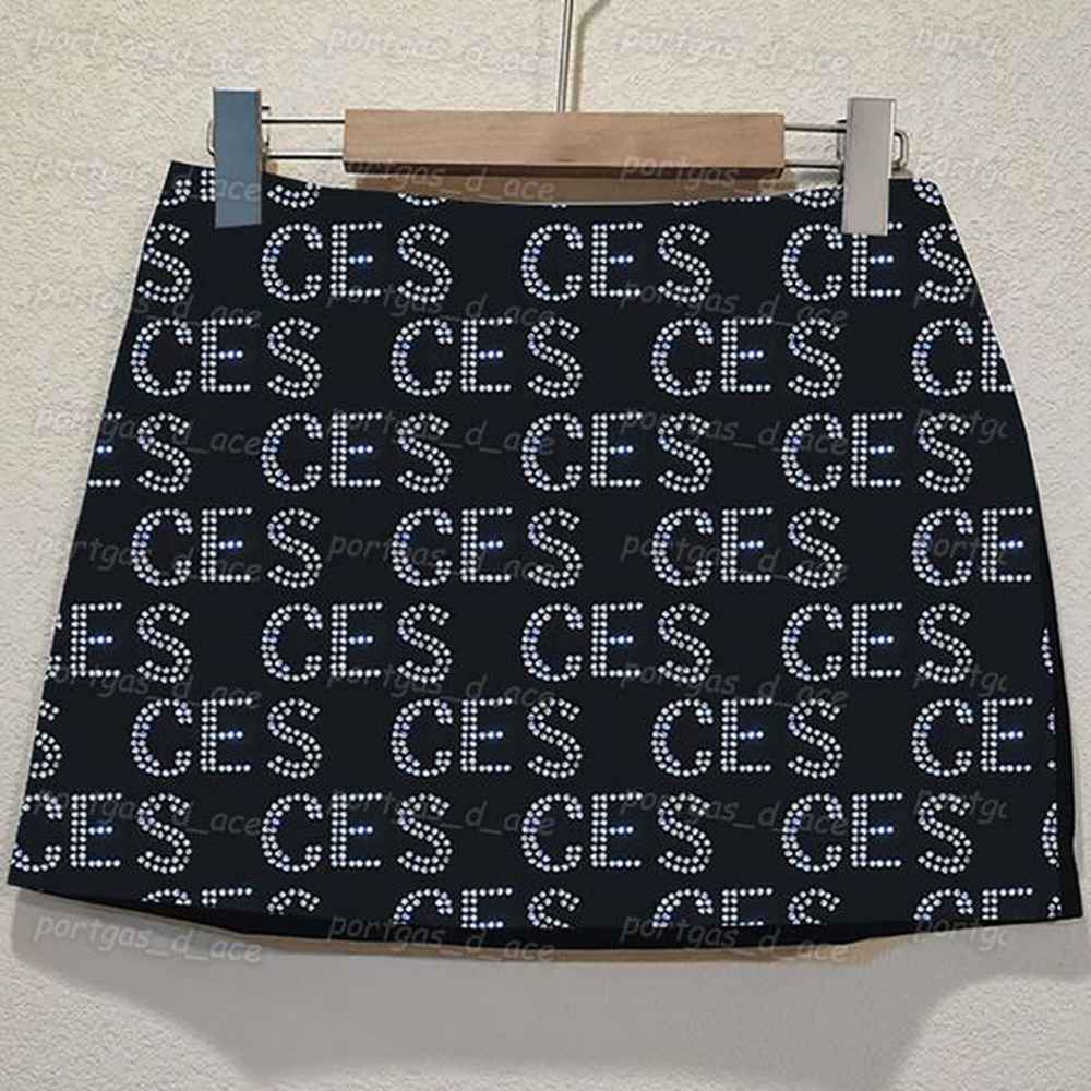 rhinestone women dress sexy black mini skirts trendy skirt with