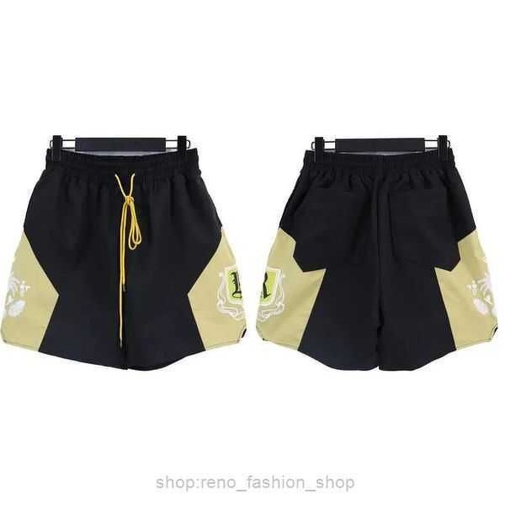 2023 Rhude Mens Shorts Athletic Casual Mesh Short Men Womens High Quality Classic Beach Fashion Luxury Designer Street Hip Hop Couples 3 FNJ