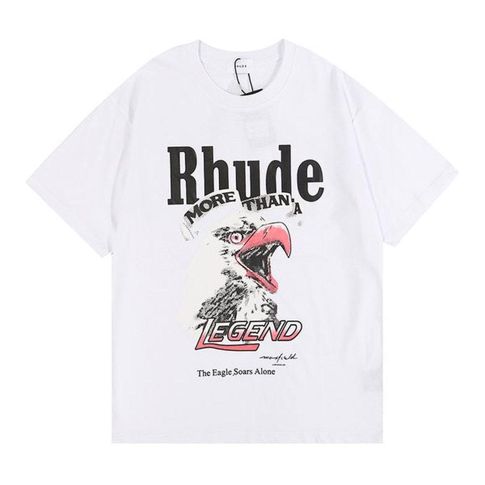 Rhude Tshirt Designer Mens t Shirts Rhude short Tide Printed Tee Summer Men Women Round Neck Short Sleeve Tshirt Casual Fashion High Street