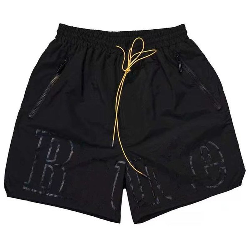 Rhudes 23ss High Quality 3m Reflective Shorts Men Women Summer Style Inside Mesh Breathable Beach Casual