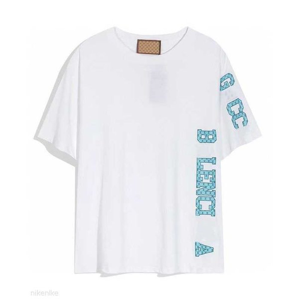 23S Mens T Shirt Designer Shirt Mens Tees Luxury Cotton Fashion Casual Short-Sleeved Co-Branded Letter-Printed Lovers Same Style S-5Xl K88
