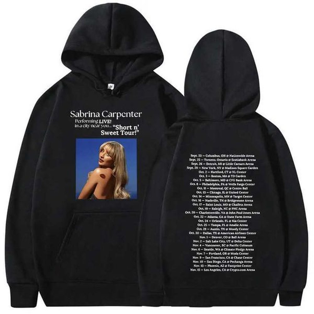 sabrina carpenter short n swt tour hoodie men women