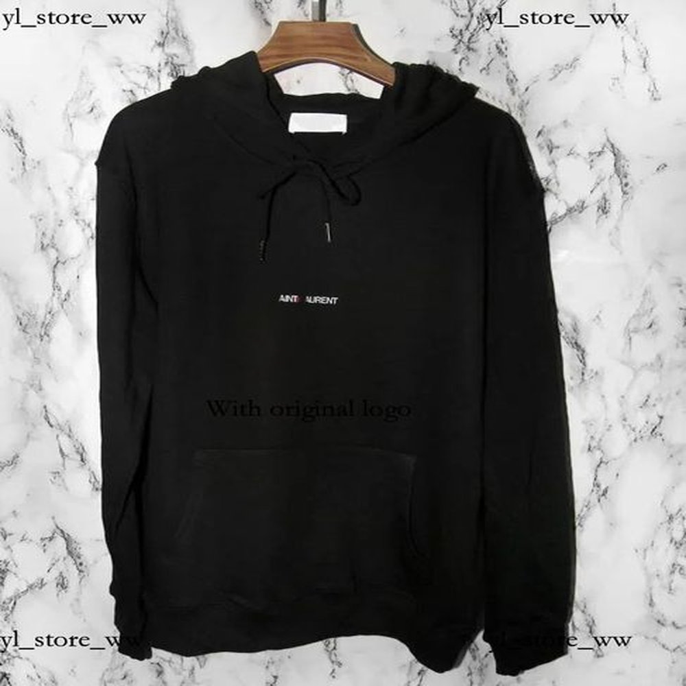 Saint Laurent Hoodie Designer Saint Hoodie Letter Print Pullover Women Sweatshirts Streetwear Loose Sweater Lovers Tops Superior Quality Clo