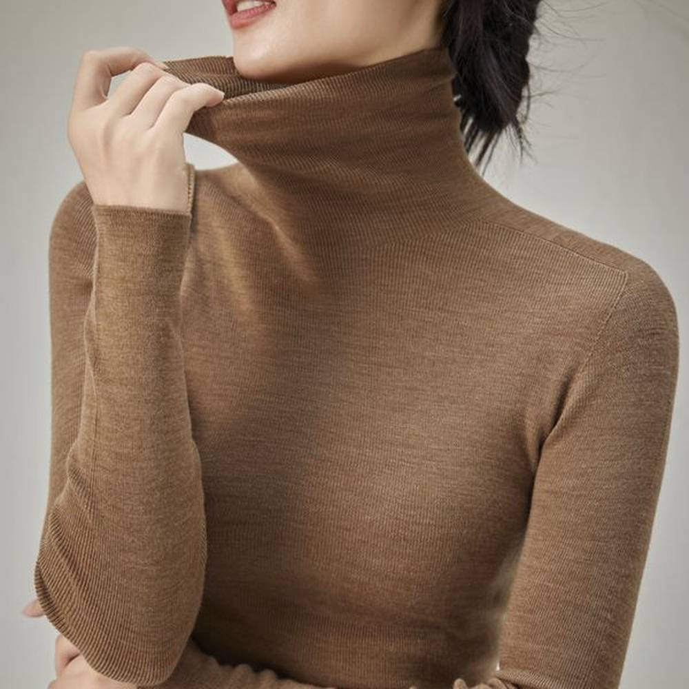 seamless integrated autumn and winter slim fit knitted new