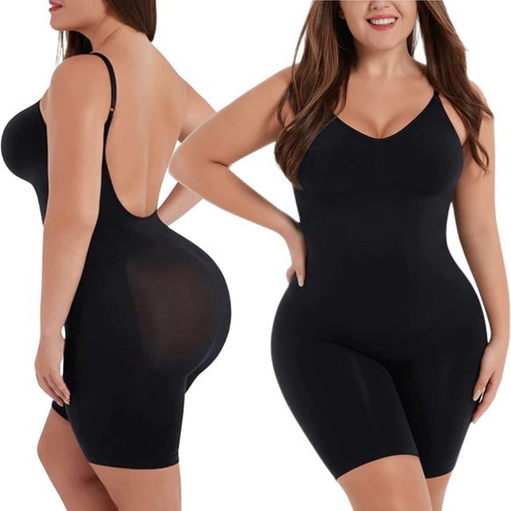 seamless low back shapewear bodysuit fajas colombianas body shaper waist