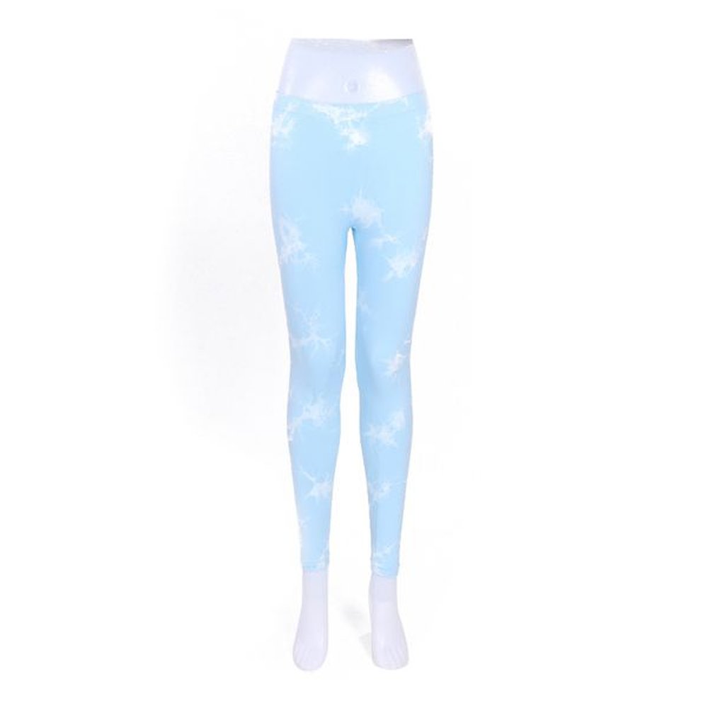seamless tiedye lowrise peach hip tight exercise yoga pants