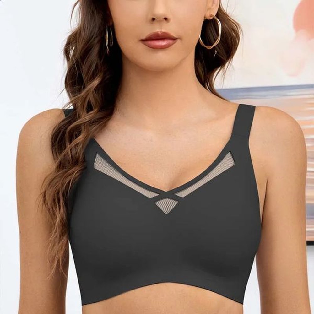 seamless womens bra push up comfortable wireless bra lightweight lace