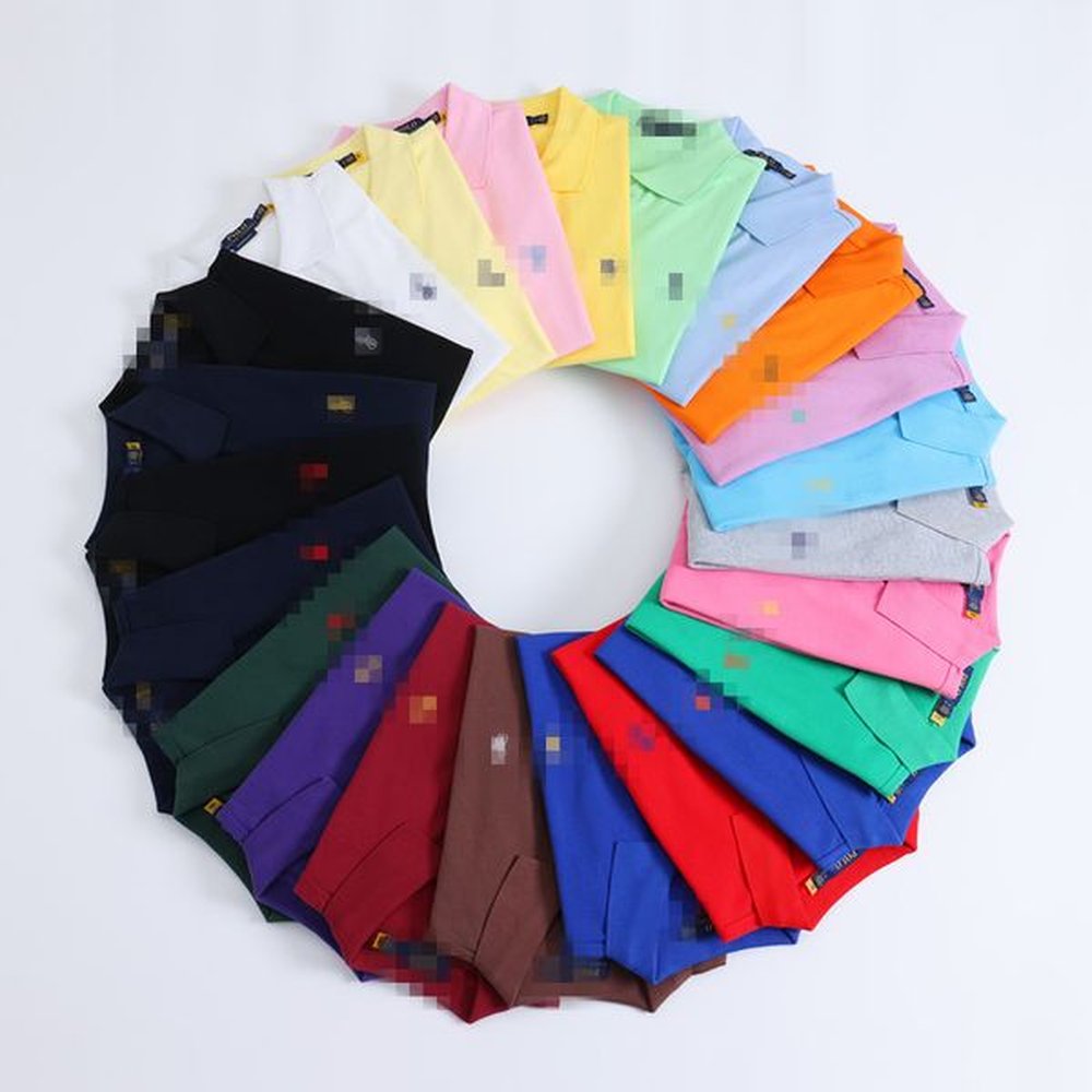 Senior Ralp T-Shirts Designer Laurens Mens Polo Shirt T-shirt Summer Casual Pony Embroidered Pattern Pure Cotton High Collar Business Fashio