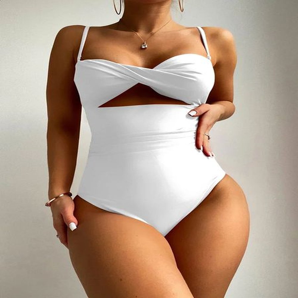 sexy bandeau female swimwear one piece swimsuit women womens bathing