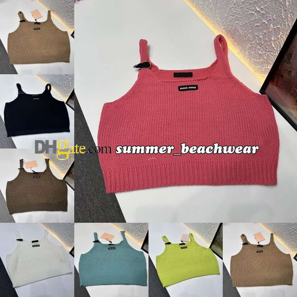 sexy crop knit vest summer sleeveless knit top stylish mini