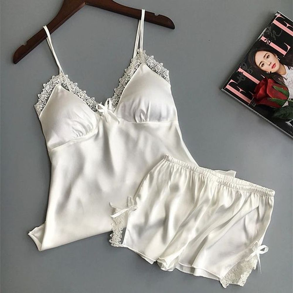 sexy lingerie womens satin sleepwear summer spaghetti strap sleepwear