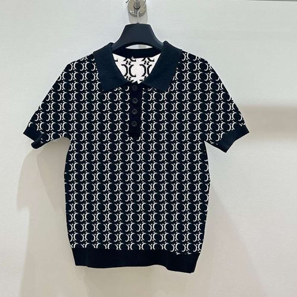 sexy slim dresses vintage jacquard short sleeve elegant knit button