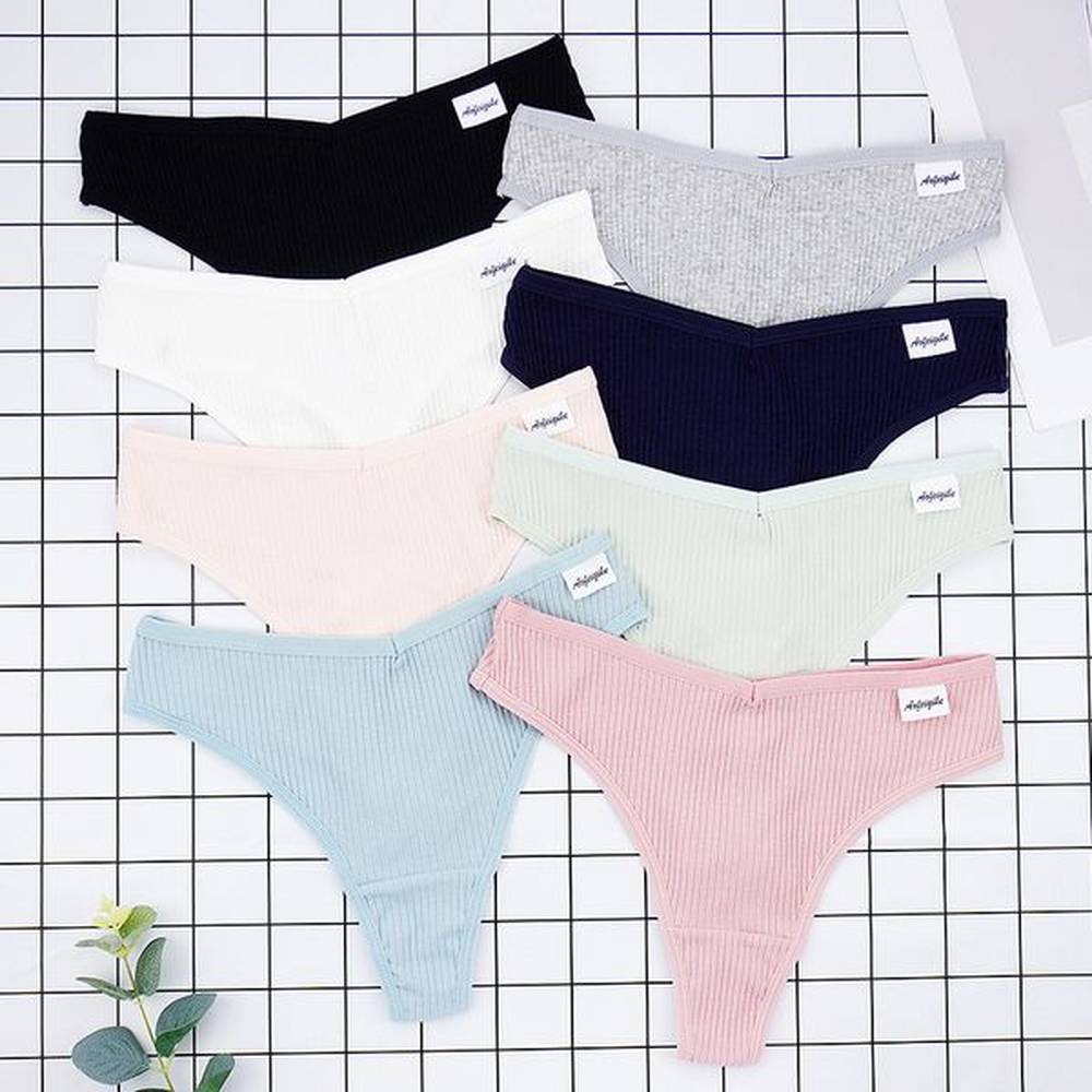 sexy underwear panties ladies low cut thong cotton g string