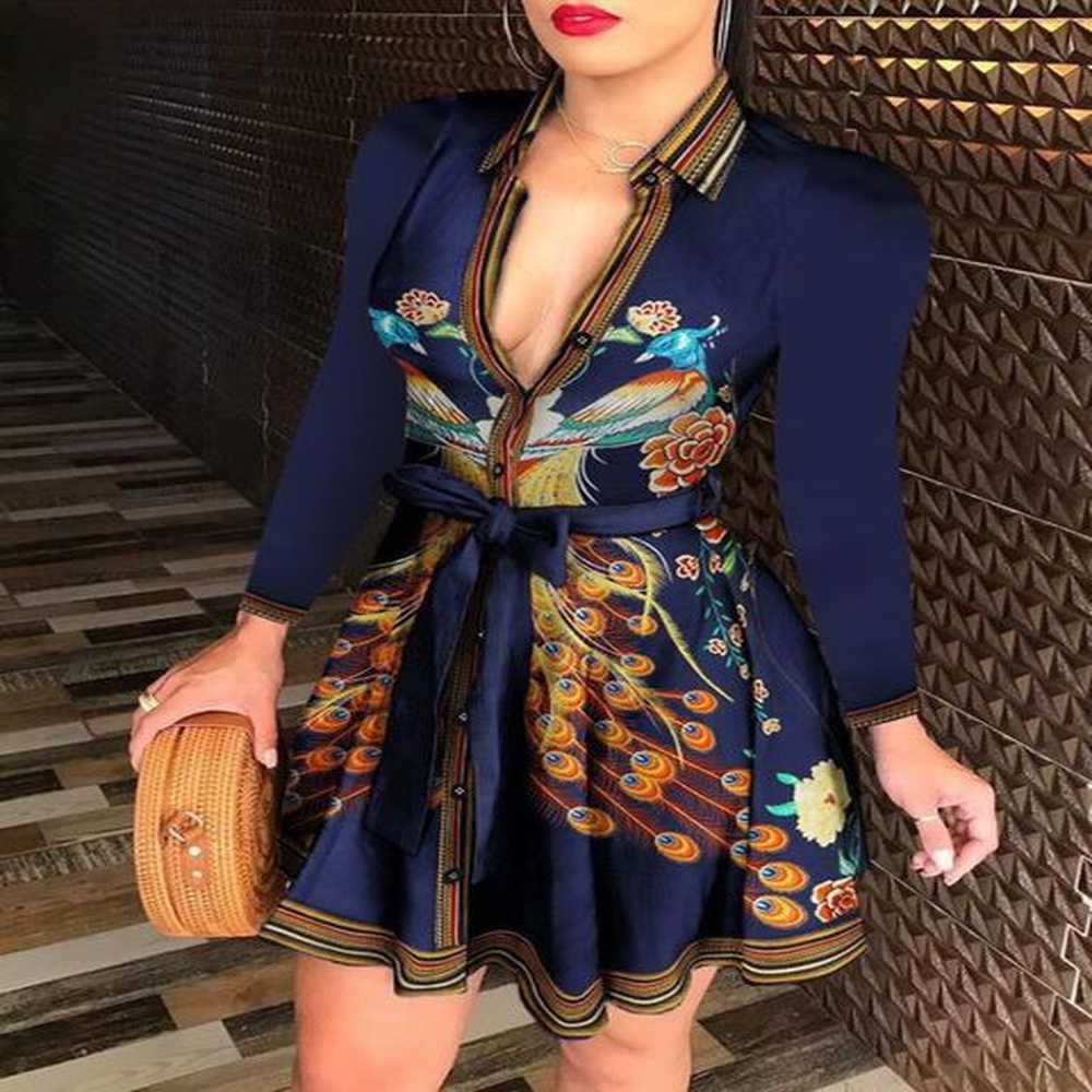 sexy womens casual dresses fashion women shirt skirts long sleeve