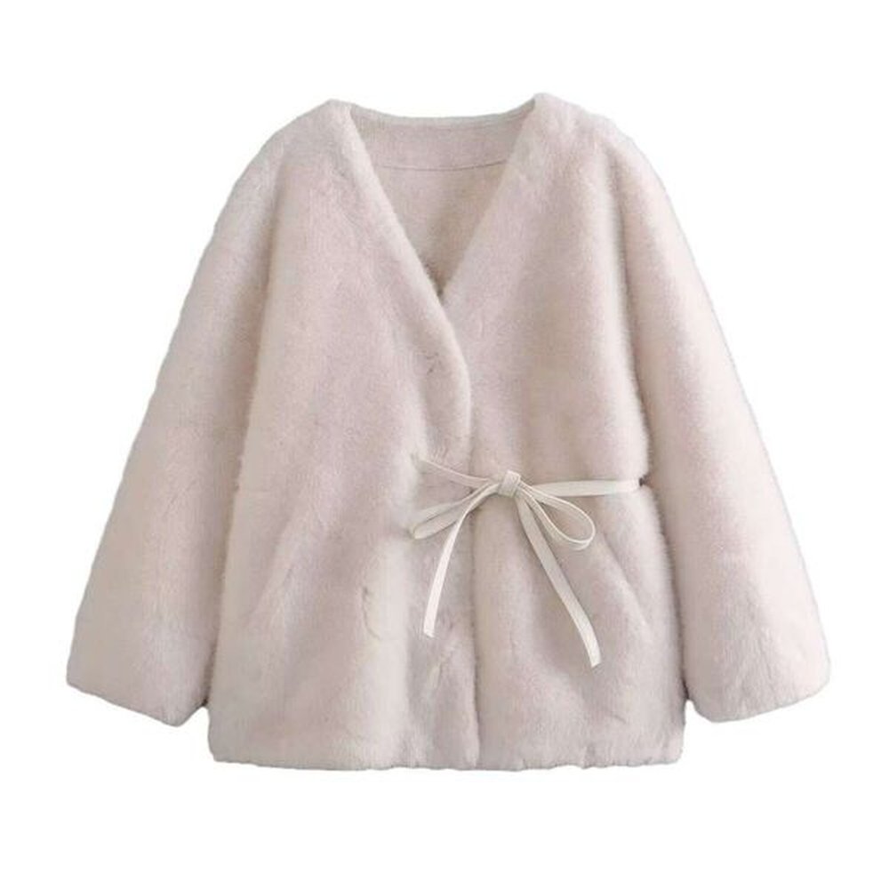 shanshi fur coat women autumn onepiece coat womens fashion