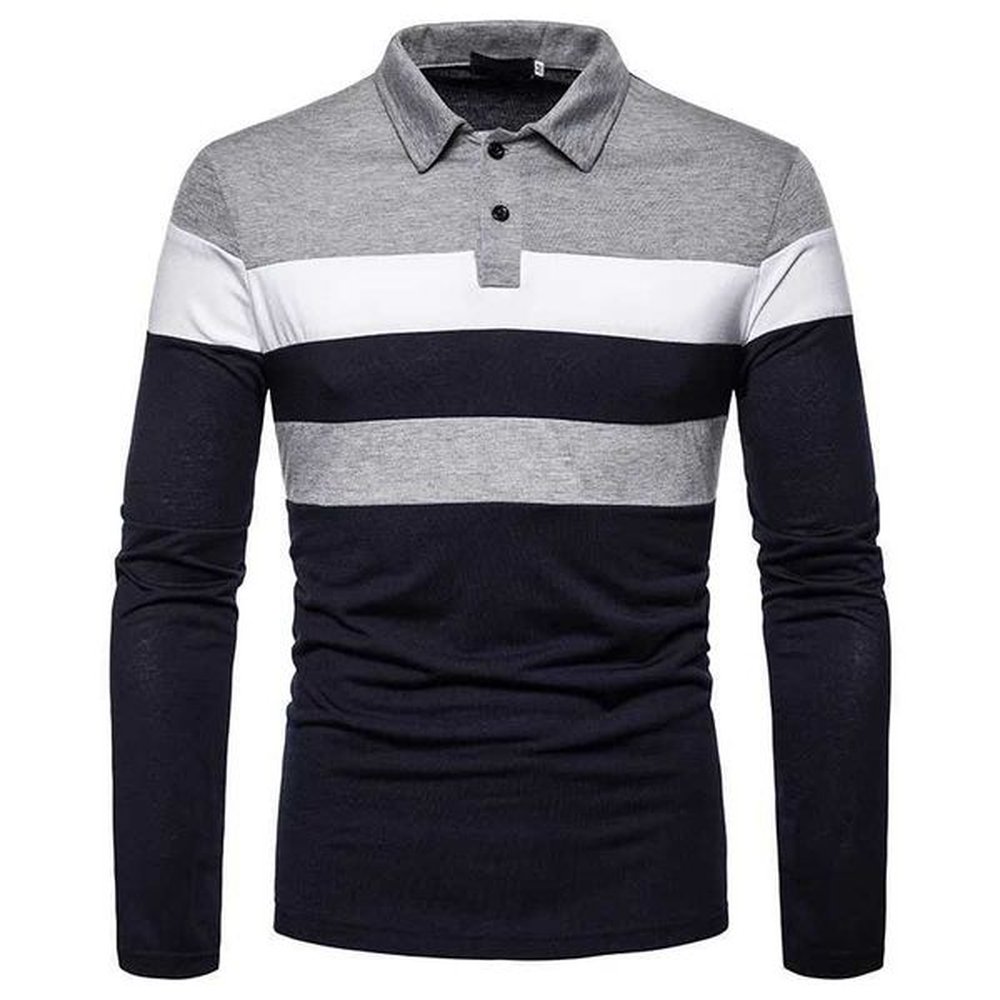 shirt shirt mens long sleeved mens casual fashion contrasting color business casual lapel shirt shirt mens top X241228