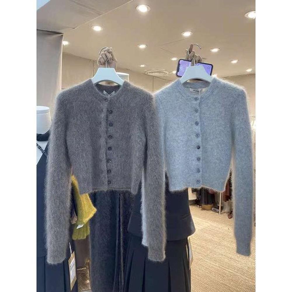 short cardigan top autumnwinter new loose versatile lazy knit