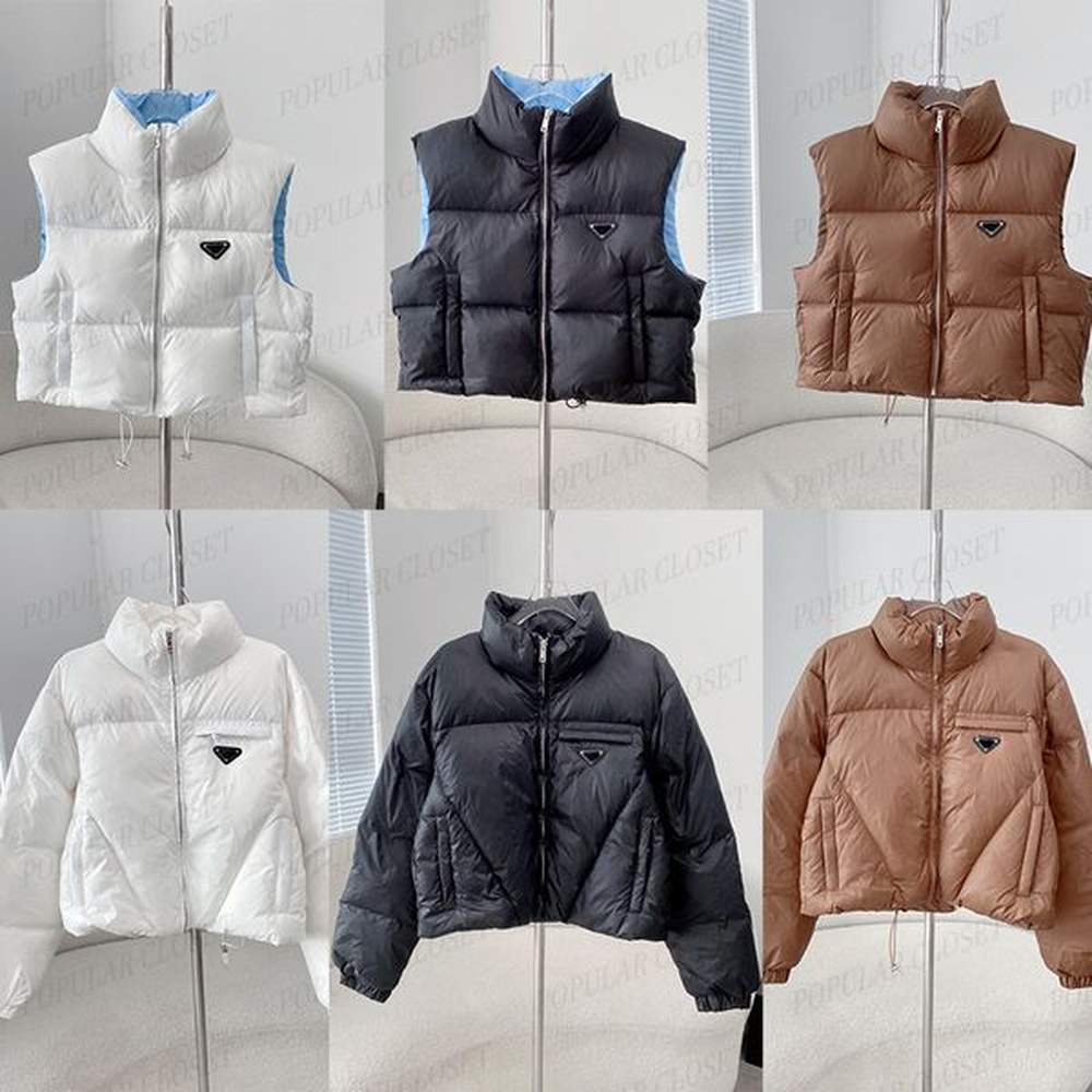 short down jacket womens winter puffer jackets triangular fashion thick