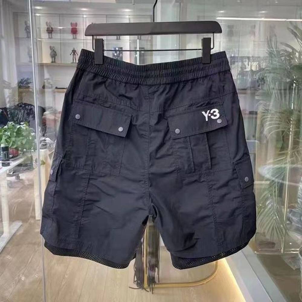 shorts Shorts Men Women Beach Pants Y3 Casual Polyester Sports Workwear With Pockets Design