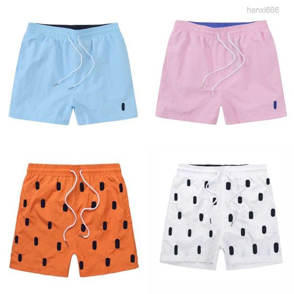 Shorts Summer Swim Raffles Charger Embroidery Breathable Beach Lawrence Short Polo Quick Dry Mesh