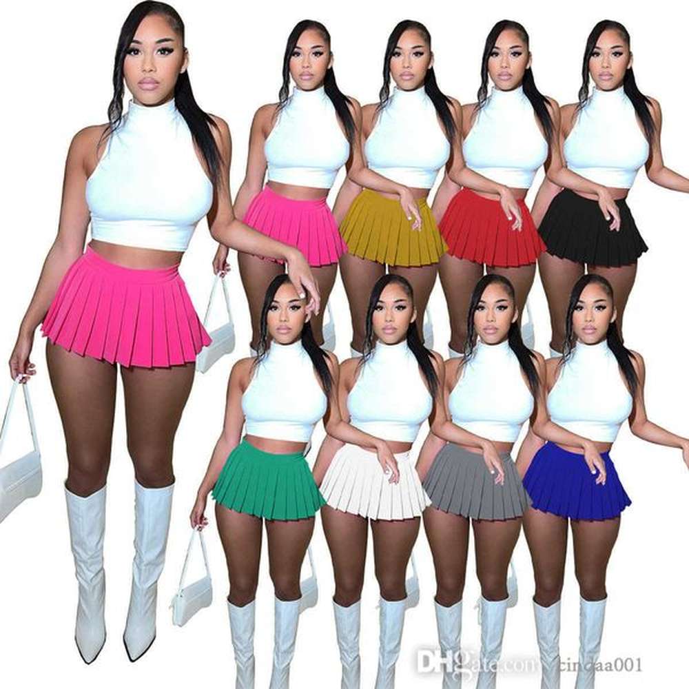 skirts sexy women short skirt cute female pleated spring and