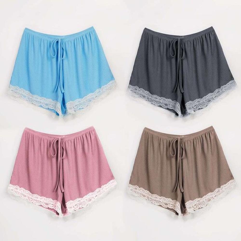 sleeping for women in summer thin cool elastic waist long