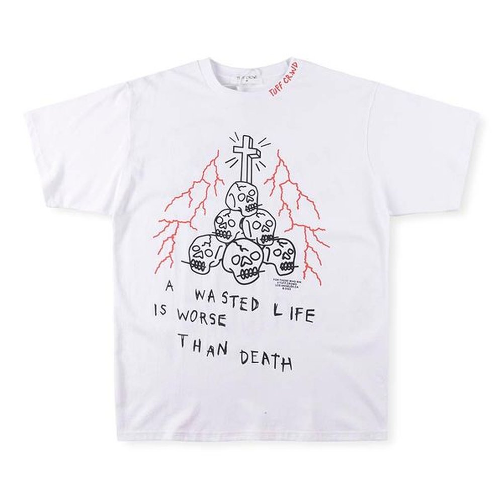 Sleeve T Shirt Graffiti Tee Men Women High quality Printed Hip Hop Casual T-shirt Tops
