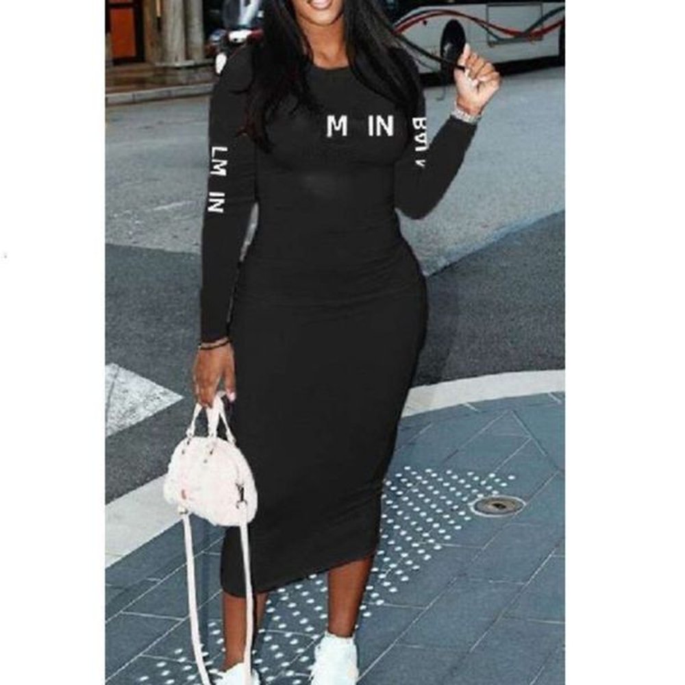 slim fit dress for women designer in early summer fall