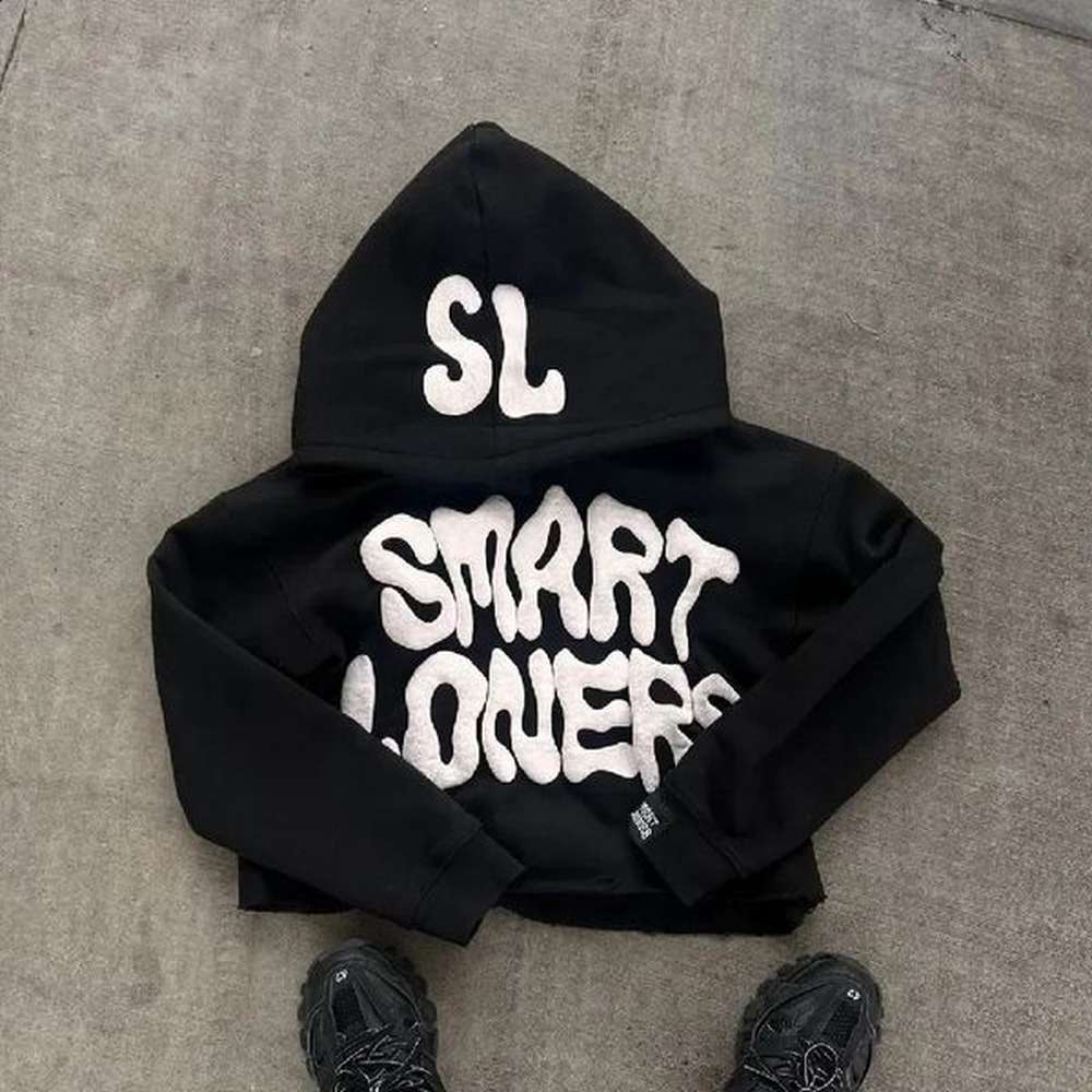 Smart Loners Hoodies Y2K Clothes Mens Womens Harajuku Gothic Hip Hop Graphic Print Oversized Hoodies Sweatshirts Pullover Hoodie 241105