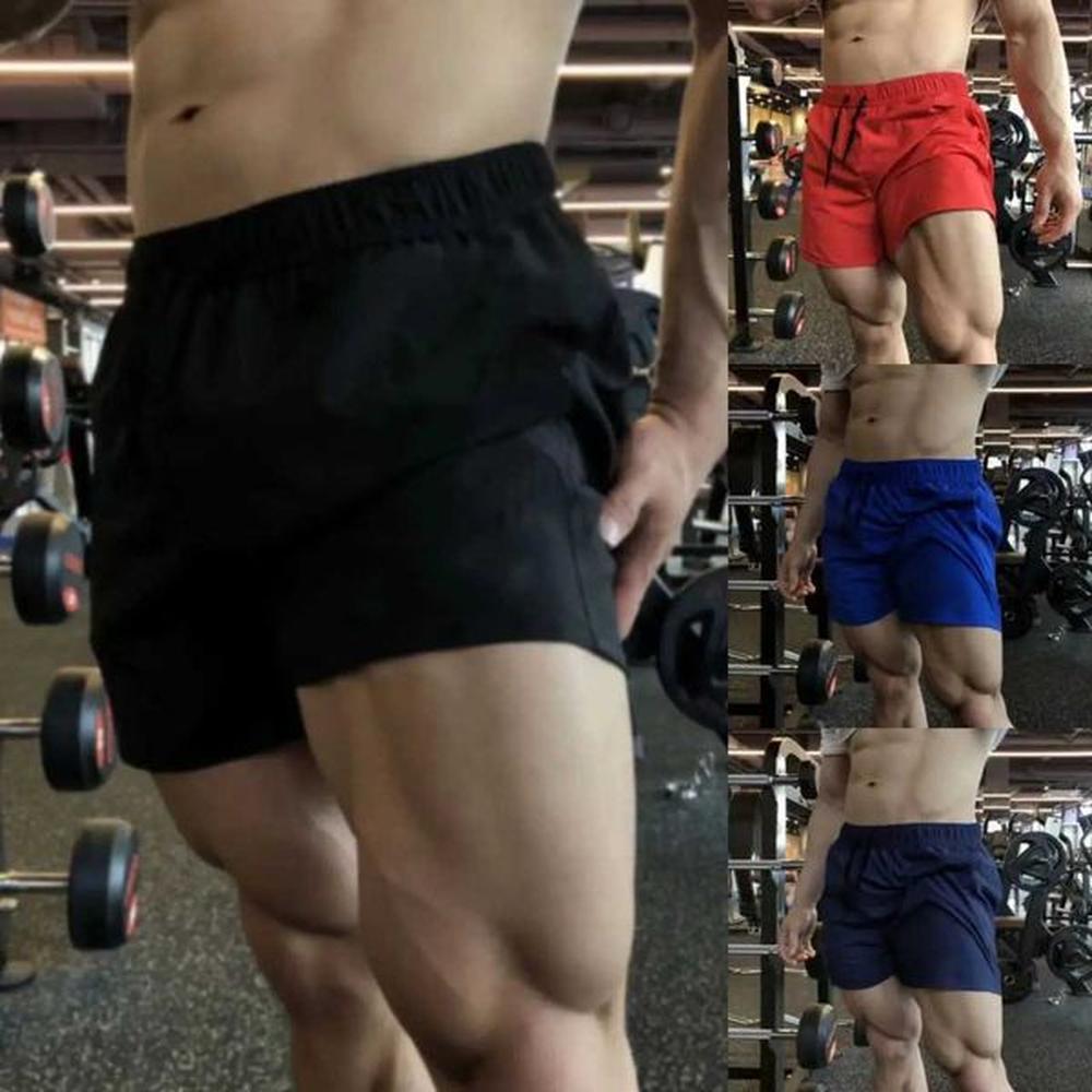 Solid Casual Quick Dry Sports Shorts For Men Summer Gym Fitness Football Running Shorts Mens Short Trousers Beach Holiday ShortsX241104