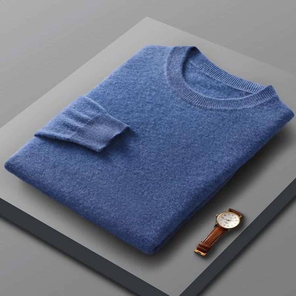 Spring Autumn 100% Merino Wool Pullover Sweater Men O-neck Long Sleeve Cashmere Knitwear Pullover Female Clothing Grace Tops 241120
