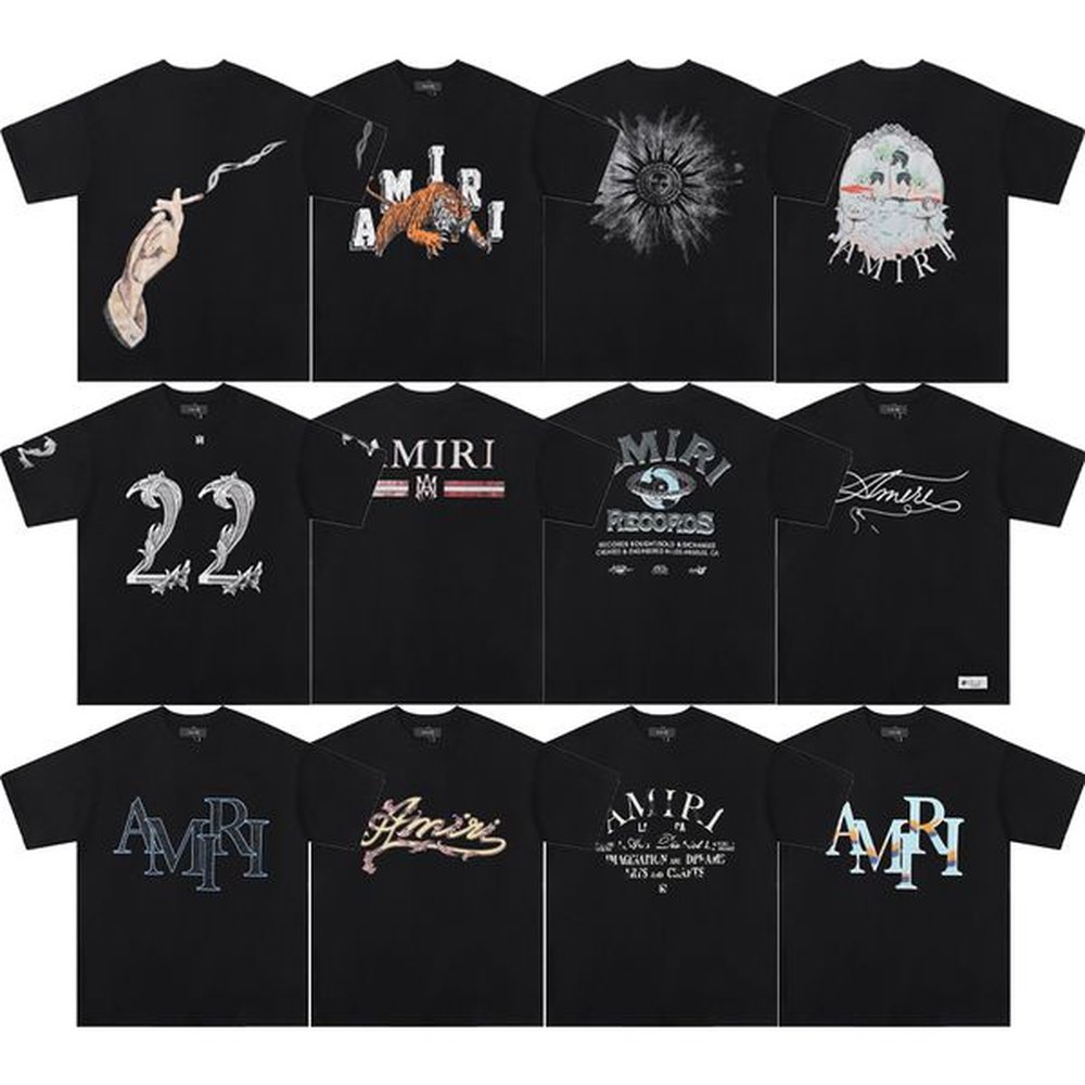 Spring men designer t-shirts women t shirt cotton clothing letter printing short sleeve calssic tee graphic black