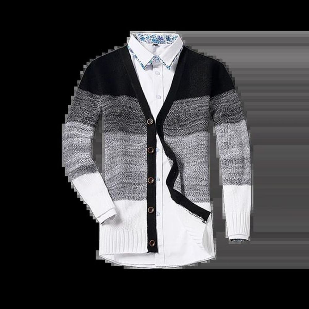 Spring Mens Sweater Fashion Slimming Korean Edition Fashion Open cardigan Mens Knitted Open cardigan Fashion Thread 241205
